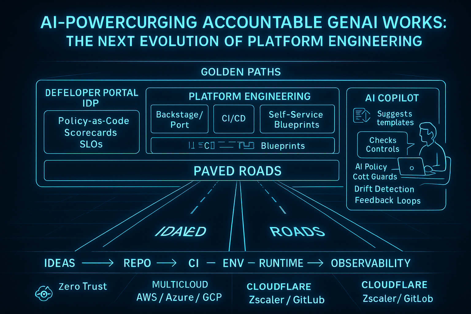 Paved Roads: AI-Powered Platform Engineering That Scales Trust